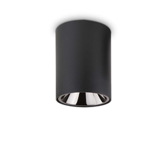 LED Луна за открит монтаж NITRO PL D09 ROUND NERO 205984 Ideal Lux 15W 3000K | Osvetlenieto.bg