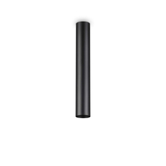 Луна за открит монтаж LOOK PL1 ROUND D60 H400 NERO 233192 Ideal Lux 1xGU10 | Osvetlenieto.bg