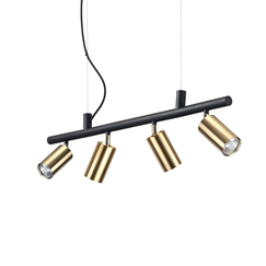 Полилей DYNAMITE SP4 ROUND OTTONE 244624 Ideal Lux 4xGU10 | Osvetlenieto.bg