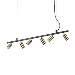 Полилей DYNAMITE SP6 ROUND OTTONE 244648 Ideal Lux 6xGU10 | Osvetlenieto.bg