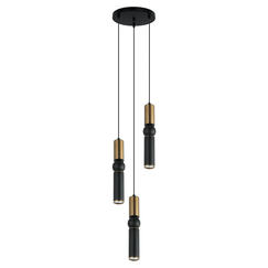 Полилей Isidora PND-14290-3-BRO-BK Italux 3xGU10 | Osvetlenieto.bg