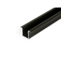 LED профил за вграждане SMART-IN10 AC2/Z 2000 черен | Osvetlenieto.bg