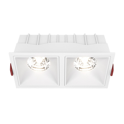 LED Луна за вграждане Alfa LED DL043-02-15W4K-SQ-W Maytoni 2x15W 4000K | Osvetlenieto.bg