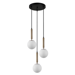 Полилей Ravena PND-2324-3A GD+OPAL Italux 3xE27 | Osvetlenieto.bg