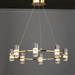 LED модерен полилей IONIAN JNDP32LED52GD Aca Lighting 32W 3000K 2880lm | Osvetlenieto.bg