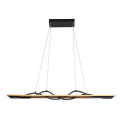 LED Полилей Conato PND-23848-30W-BK-GD Italux 35W 3000K | Osvetlenieto.bg