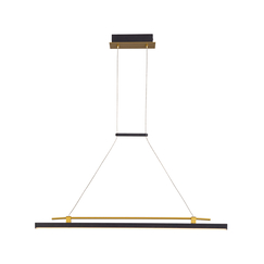 LED Полилей Merlot PND-54638F-16W-3K-BK-GD Italux 16W 3000K | Osvetlenieto.bg