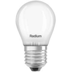 E27 4.2W 3000K Radium LED крушка Filament Матова 470lm P45 Mini-Ball | Osvetlenieto.bg