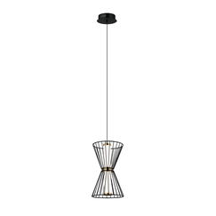 LED Пендел Sanke PND-63849-2-BK Italux 8W 3000K | Osvetlenieto.bg