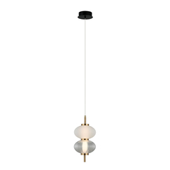 LED Пендел Testa PND-84938-2V-BK Italux 8W 3000K | Osvetlenieto.bg