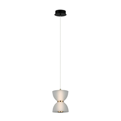 LED Пендел Tica PND-83949-1-BK Italux 8W 3000K | Osvetlenieto.bg
