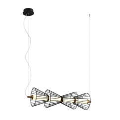 LED Полилей Sanke PND-63849-4-BK Italux 15W 3000K | Osvetlenieto.bg