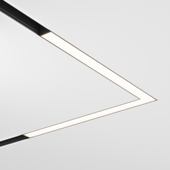 Bluetooth LED Ъглов осветител магнитна шина Exility Basis TR042-4-24W3K-WW-DS-1 Maytoni 24W 3000K-6000K | Osvetlenieto.bg