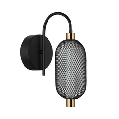 LED Аплик Marco WL-84283-1-BK Italux 6W 3000K | Osvetlenieto.bg