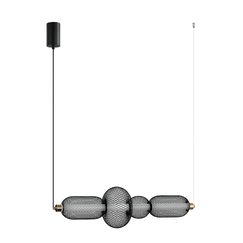 LED Полилей Marco PND-84283-4-BK Italux 16W 3000K | Osvetlenieto.bg