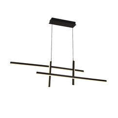 LED Полилей Zambelis 22023 PENDANT LED LIGHT 47W 3000K ALUMINIUM BLACK | Osvetlenieto.bg