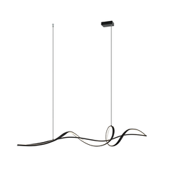 LED Полилей Zambelis 23109 PENDAN LED LIGHT 27W 3000K ALUMINIUM- BLACK | Osvetlenieto.bg