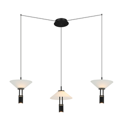 LED Полилей Zambelis 23200 PENDANT LED LIGHT 28W 3000K ALUMINIUM BLACK | Osvetlenieto.bg