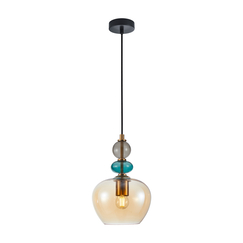 Пендел Busco PND-30263-1A-BRO-AMB Italux 1xE27 | Osvetlenieto.bg