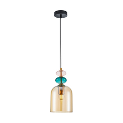 Пендел Busco PND-30263-1B-BRO-AMB Italux 1xE27 | Osvetlenieto.bg