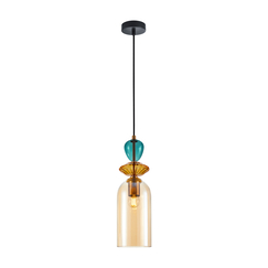 Пендел Busco PND-30263-1C-BRO-AMB Italux 1xE27 | Osvetlenieto.bg
