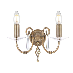 Аплик Aegean 2xE14 Aged Brass Elstead Lighting AG2-AGED-BRASS | Osvetlenieto.bg
