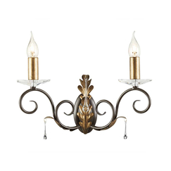 Аплик Amarilli 2xE14 Bronze Gold Patina Elstead Lighting AML2-BRONZE | Osvetlenieto.bg
