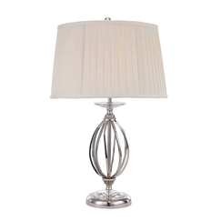 Настолна лампа Aegean 1xE27 Polished Nickel Elstead Lighting AG-TL-POL-NICKEL | Osvetlenieto.bg