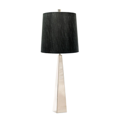 Настолна лампа Ascent 1xE27 Polished Nickel Elstead Lighting ASCENT-TL-PN-BK | Osvetlenieto.bg