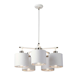 Полилей Balance 5xE27 White Polished Nickel Elstead Lighting BALANCE5-WPN | Osvetlenieto.bg
