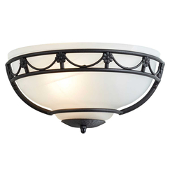 Аплик Carisbrooke 1xE27 Wall Uplighter Black Elstead Lighting CB-WU-BLACK | Osvetlenieto.bg