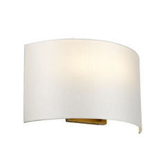 Аплик Cooper 2xE27 Large Curved Back Plate Aged Brass Designer's Lightbox DL-COOPER-L-IV-AB | Osvetlenieto.bg