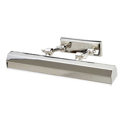 Аплик за картина Chawton 2xE14 Medium Picture Polished Nickel Elstead Lighting CHAWTON-PLM-PN | Osvetlenieto.bg
