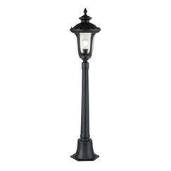 Градински стълб Chicago 1xE27 Small Textured Black Elstead Lighting CC4-S-BK | Osvetlenieto.bg