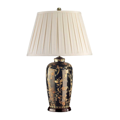 Настолна лампа Black Birds 1xE27 Black and Gold Elstead Lighting BLACKBIRDS-TL | Osvetlenieto.bg