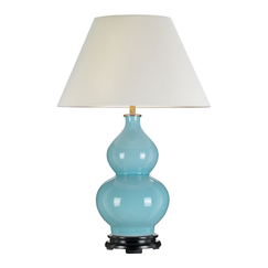 Настолна лампа Harbin Gourd 1xE27 Tall Empire Duck Egg Blue Designer's Lightbox DL-HARBIN-TL-DEB | Osvetlenieto.bg