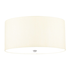 Плафон Fletcher18" 3xE27 Polished Chrome Ivory Shade Designer's Lightbox DL-FLETCHER18-3LT-IV-PC | Osvetlenieto.bg