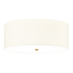 Плафон Fletcher26" 5xE27 Aged Brass Ivory Shade Designer's Lightbox DL-FLETCHER26-5LT-IV-AB | Osvetlenieto.bg