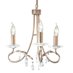 Полилей Christina 3xE14 Silver Gold Patina Elstead Lighting CRT3-SILVER-GOLD | Osvetlenieto.bg