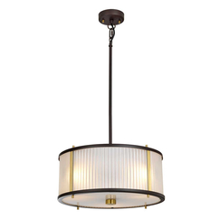 Полилей Corona 3xE27 Museum Bronze Dark Brown Painted Aged Brass Elstead Lighting DL-CORONA-3P-BAB | Osvetlenieto.bg