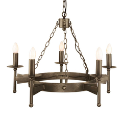 Полилей Cromwell 5xE14 Old Bronze Elstead Lighting CW5-OLD-BRZ | Osvetlenieto.bg