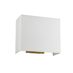 Аплик Riley 1xE27 Medium Rectangular Aged Brass Back Plate Designer's Lightbox DL-RILEY-M-IV-AB | Osvetlenieto.bg