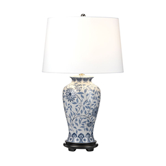 Настолна лампа Ying 1xE27 Blue and WhiteElstead Lighting DL-YING-TL | Osvetlenieto.bg