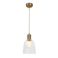 Пендел Douille 1xE27 Aged Brass Elstead Lighting DOUILLE-P-AB | Osvetlenieto.bg