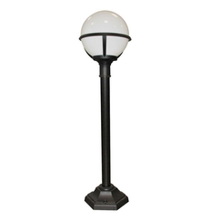Градински стълб Glenbeigh 1xE27 Black Elstead Lighting GLENBEIGH-PILLAR | Osvetlenieto.bg