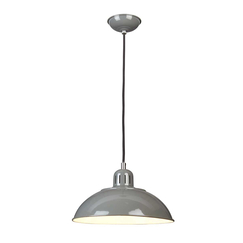 Пендел Franklin 1xE27 Grey Elstead Lighting FRANKLIN-P-GY | Osvetlenieto.bg
