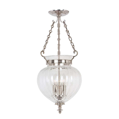 Полилей Finsbury Park 3xE14 Medium Polished Nickel Elstead Lighting FP-P-M-POL-NCKL | Osvetlenieto.bg