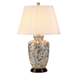 Настолна лампа Gold Birds 1xE27 Light Blue and Gold Elstead Lighting GOLD-BIRDS-TL | Osvetlenieto.bg