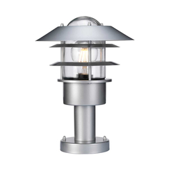Стояща лампа Helsingor 1xE27 Silver Elstead Lighting HELSINGOR-PED | Osvetlenieto.bg