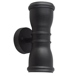 Външен аплик Malvern 2xGU10 Up & Down Lantern Black Garden Zone GZH-MALV | Osvetlenieto.bg